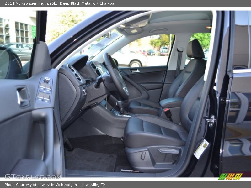 Deep Black Metallic / Charcoal 2011 Volkswagen Tiguan SE