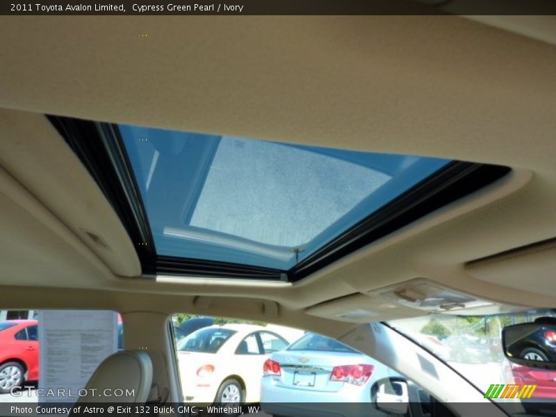 Cypress Green Pearl / Ivory 2011 Toyota Avalon Limited