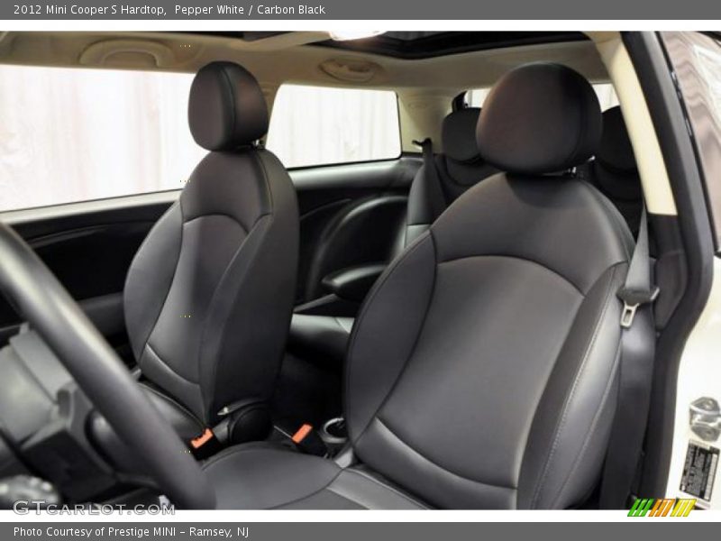 Pepper White / Carbon Black 2012 Mini Cooper S Hardtop