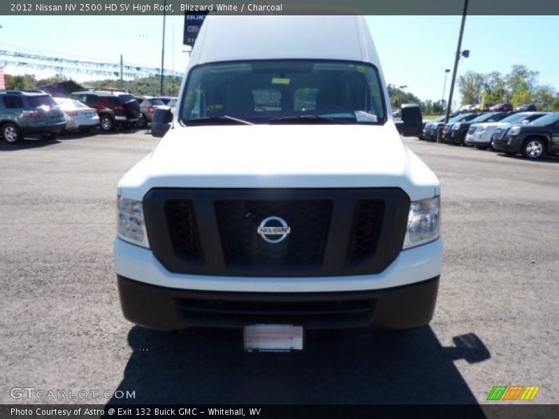 Blizzard White / Charcoal 2012 Nissan NV 2500 HD SV High Roof