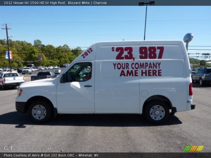 Blizzard White / Charcoal 2012 Nissan NV 2500 HD SV High Roof