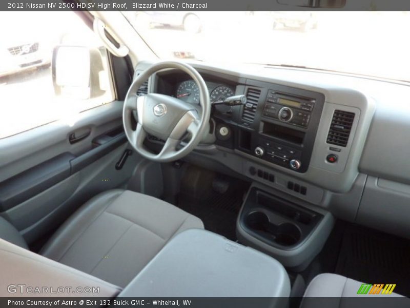 Blizzard White / Charcoal 2012 Nissan NV 2500 HD SV High Roof