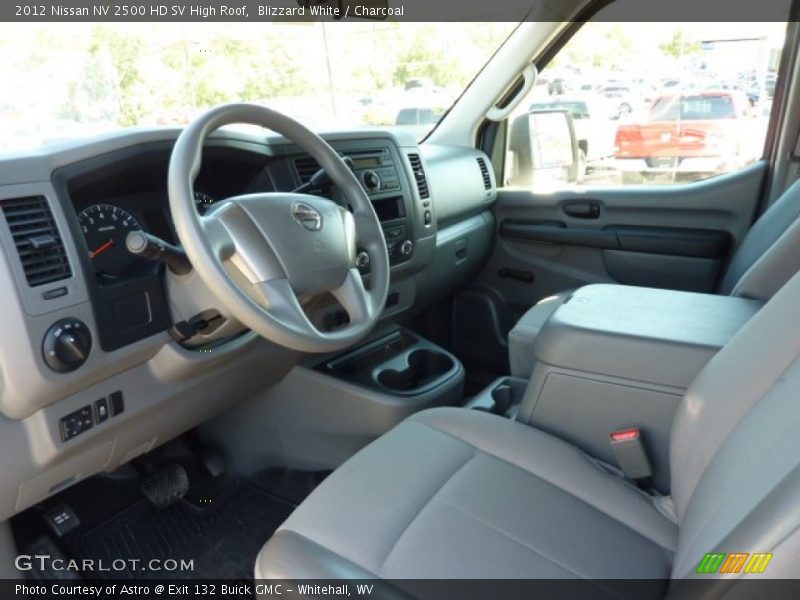 Blizzard White / Charcoal 2012 Nissan NV 2500 HD SV High Roof