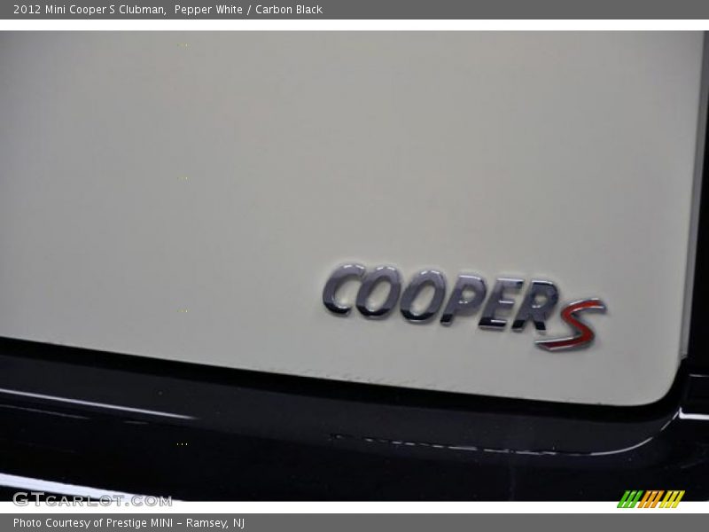 Pepper White / Carbon Black 2012 Mini Cooper S Clubman