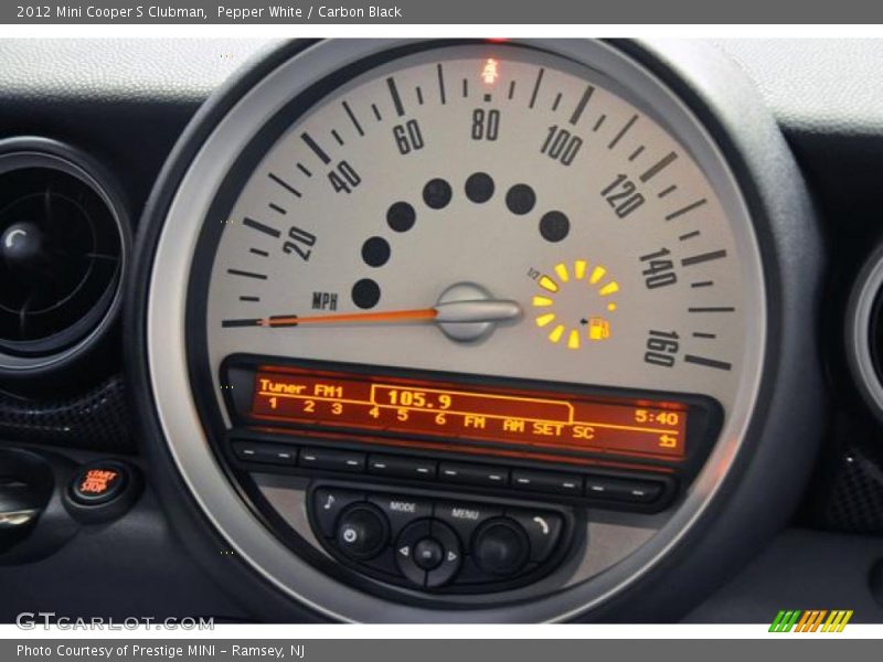 Pepper White / Carbon Black 2012 Mini Cooper S Clubman