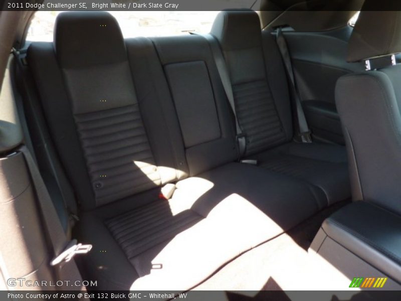 Bright White / Dark Slate Gray 2011 Dodge Challenger SE