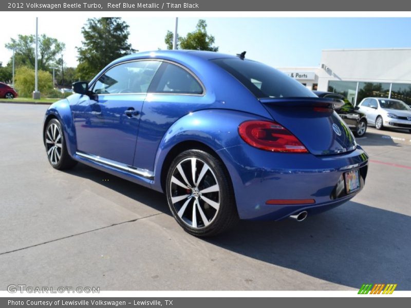 Reef Blue Metallic / Titan Black 2012 Volkswagen Beetle Turbo