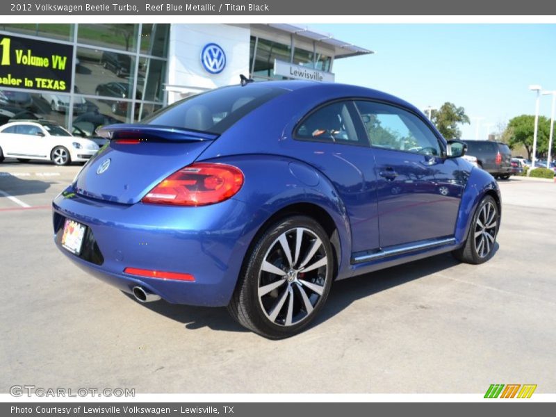 Reef Blue Metallic / Titan Black 2012 Volkswagen Beetle Turbo