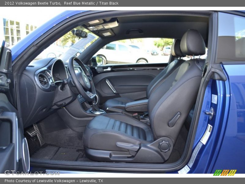 Reef Blue Metallic / Titan Black 2012 Volkswagen Beetle Turbo
