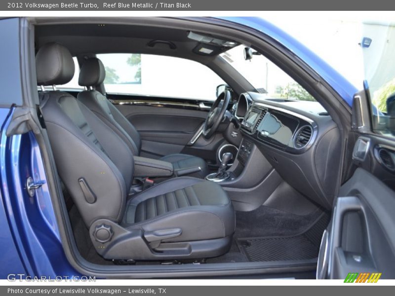 Reef Blue Metallic / Titan Black 2012 Volkswagen Beetle Turbo