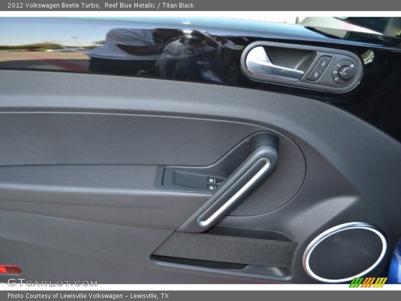 Reef Blue Metallic / Titan Black 2012 Volkswagen Beetle Turbo