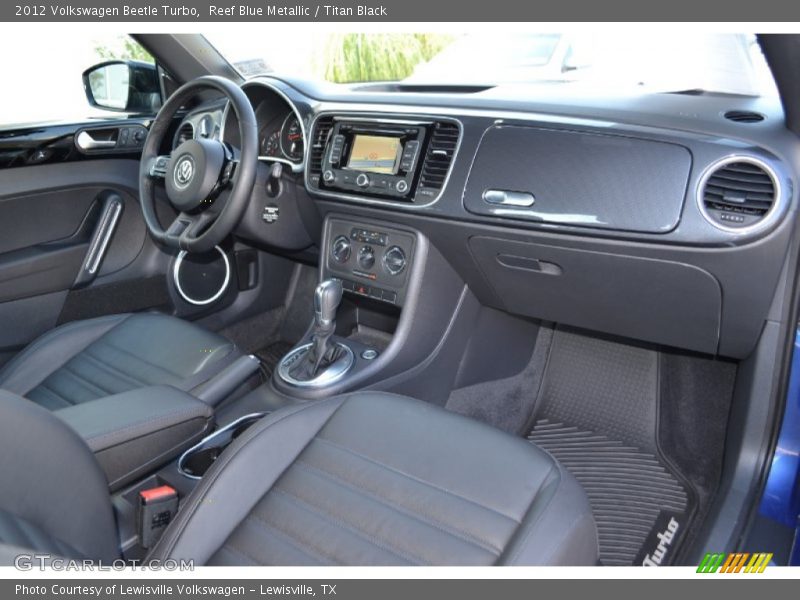 Reef Blue Metallic / Titan Black 2012 Volkswagen Beetle Turbo