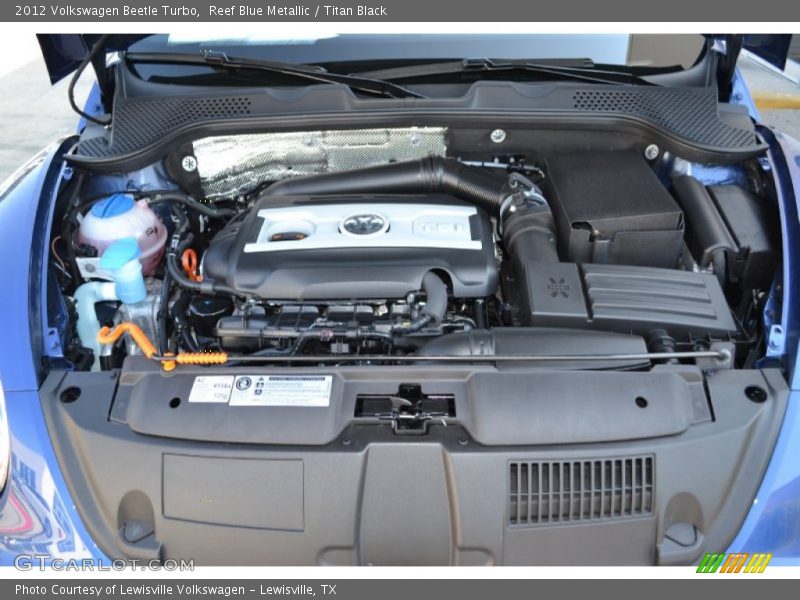 Reef Blue Metallic / Titan Black 2012 Volkswagen Beetle Turbo