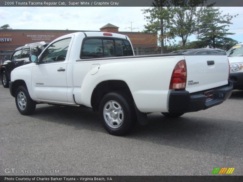 Super White / Graphite Gray 2006 Toyota Tacoma Regular Cab