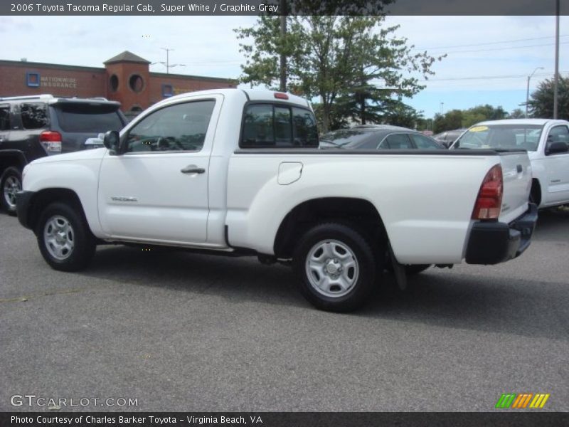 Super White / Graphite Gray 2006 Toyota Tacoma Regular Cab