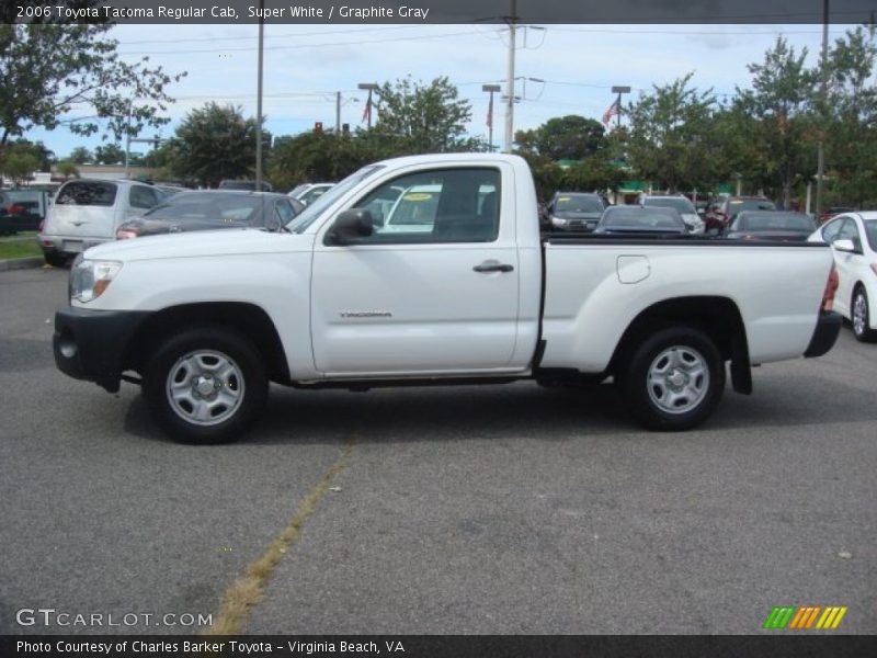 Super White / Graphite Gray 2006 Toyota Tacoma Regular Cab