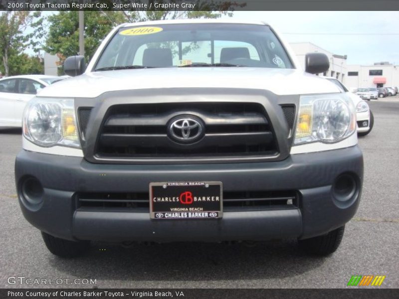 Super White / Graphite Gray 2006 Toyota Tacoma Regular Cab