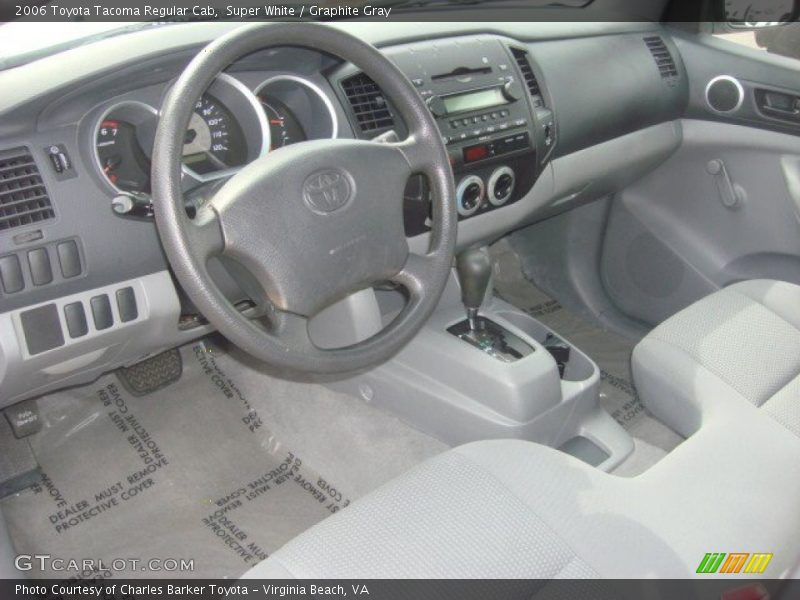 Super White / Graphite Gray 2006 Toyota Tacoma Regular Cab