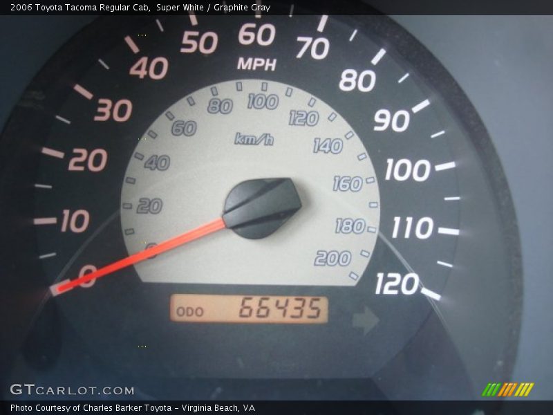 Super White / Graphite Gray 2006 Toyota Tacoma Regular Cab