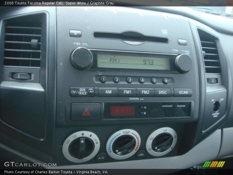 Super White / Graphite Gray 2006 Toyota Tacoma Regular Cab