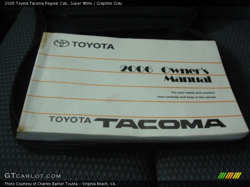 Super White / Graphite Gray 2006 Toyota Tacoma Regular Cab