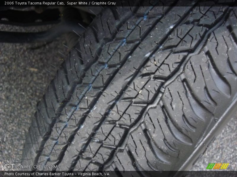 Super White / Graphite Gray 2006 Toyota Tacoma Regular Cab