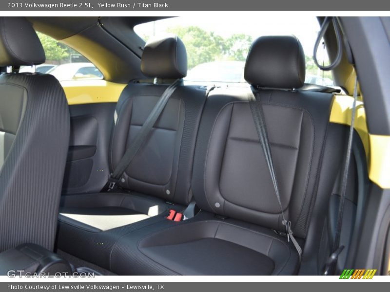 Yellow Rush / Titan Black 2013 Volkswagen Beetle 2.5L