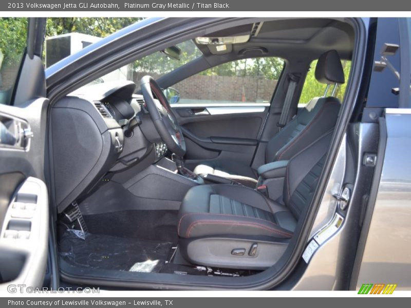 Platinum Gray Metallic / Titan Black 2013 Volkswagen Jetta GLI Autobahn