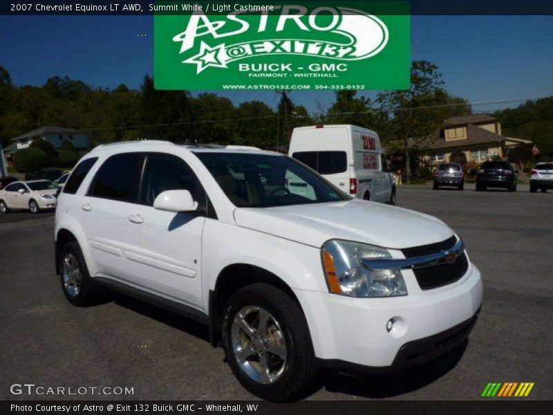 Summit White / Light Cashmere 2007 Chevrolet Equinox LT AWD