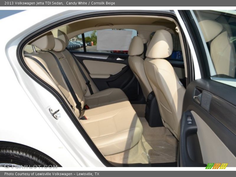 Candy White / Cornsilk Beige 2013 Volkswagen Jetta TDI Sedan