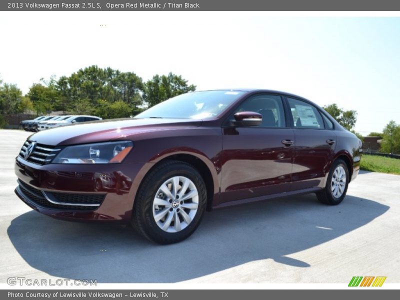 Opera Red Metallic / Titan Black 2013 Volkswagen Passat 2.5L S