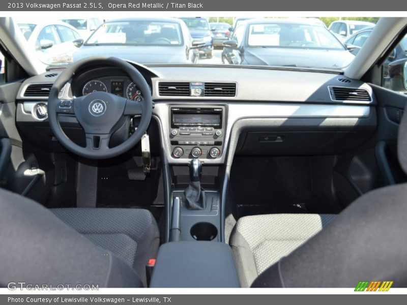 Opera Red Metallic / Titan Black 2013 Volkswagen Passat 2.5L S