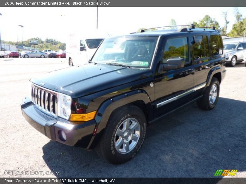 Black / Saddle Brown 2006 Jeep Commander Limited 4x4