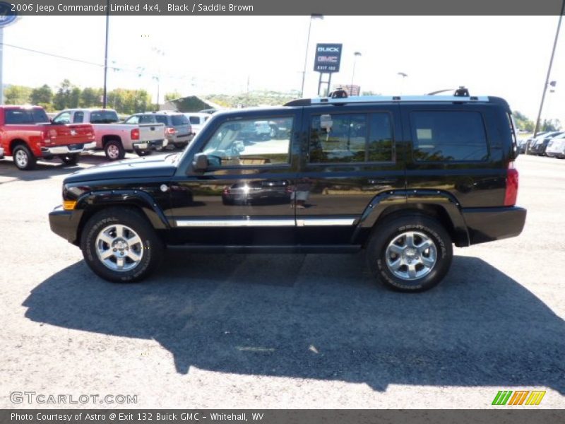 Black / Saddle Brown 2006 Jeep Commander Limited 4x4