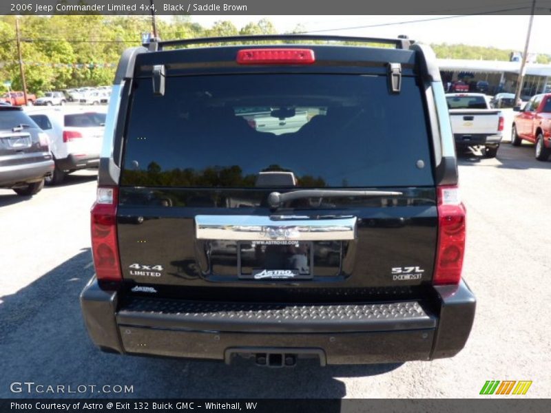 Black / Saddle Brown 2006 Jeep Commander Limited 4x4