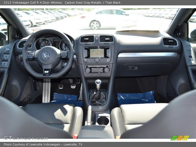Carbon Steel Gray Metallic / Titan Black 2013 Volkswagen Golf R 4 Door 4Motion