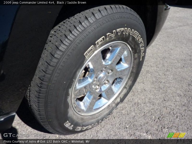 Black / Saddle Brown 2006 Jeep Commander Limited 4x4