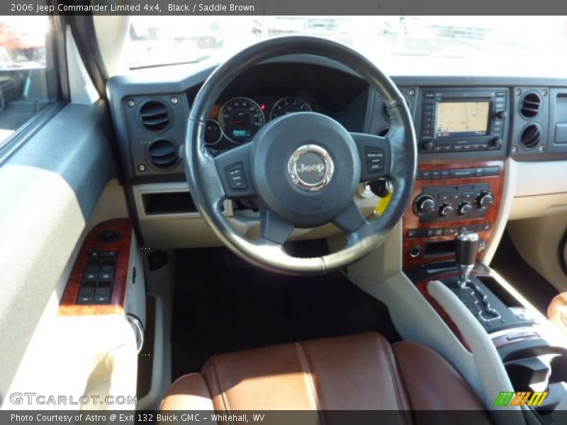 Black / Saddle Brown 2006 Jeep Commander Limited 4x4