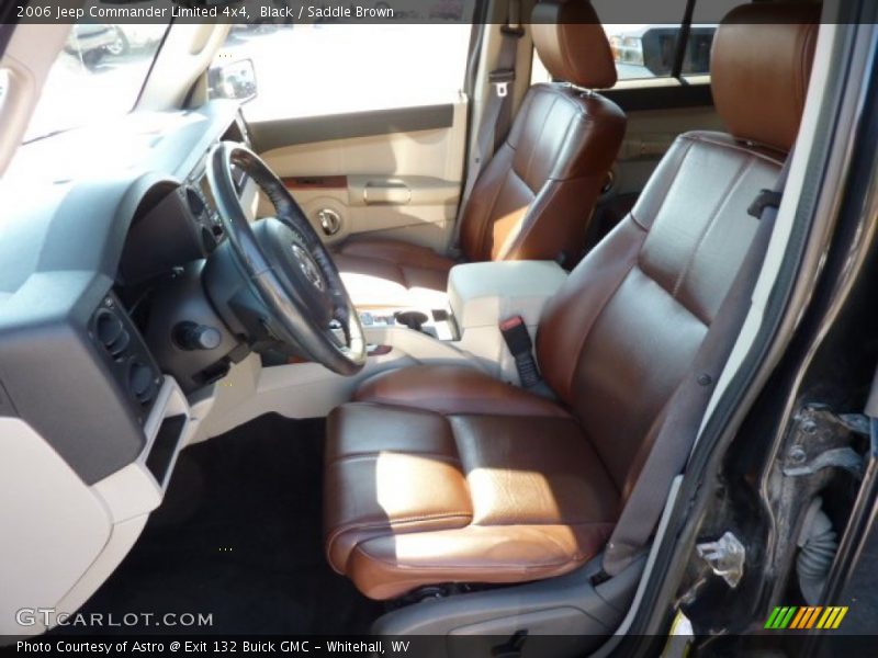 Black / Saddle Brown 2006 Jeep Commander Limited 4x4