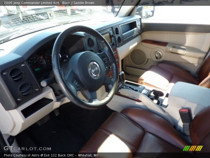 Black / Saddle Brown 2006 Jeep Commander Limited 4x4