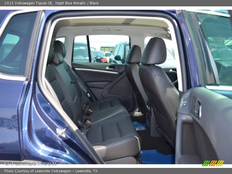 Night Blue Metallic / Black 2013 Volkswagen Tiguan SE