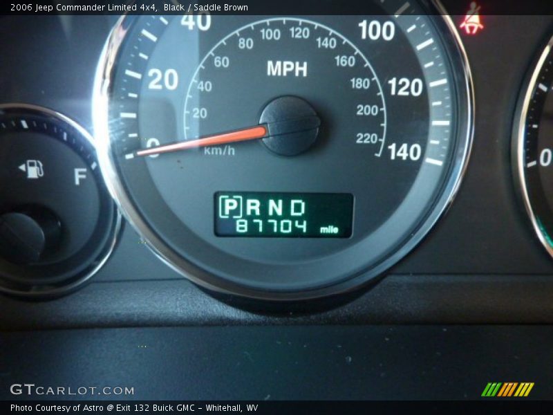 Black / Saddle Brown 2006 Jeep Commander Limited 4x4