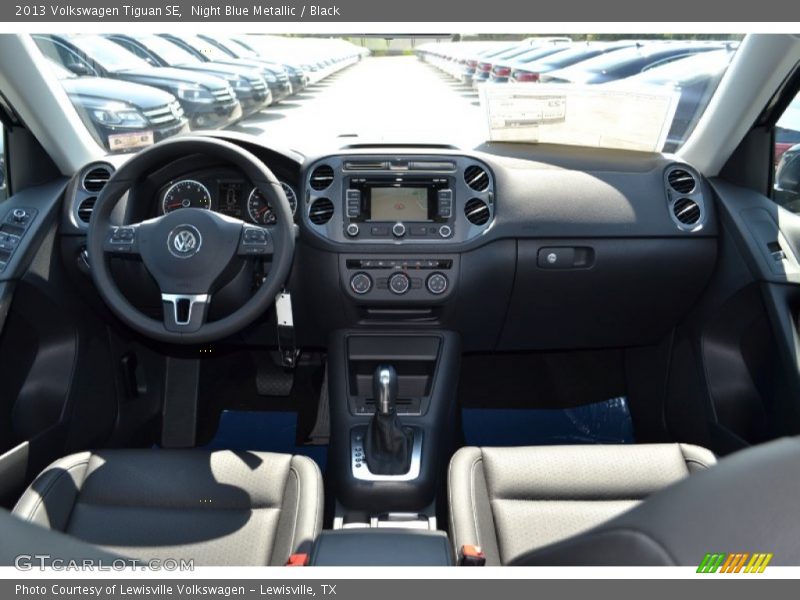 Night Blue Metallic / Black 2013 Volkswagen Tiguan SE