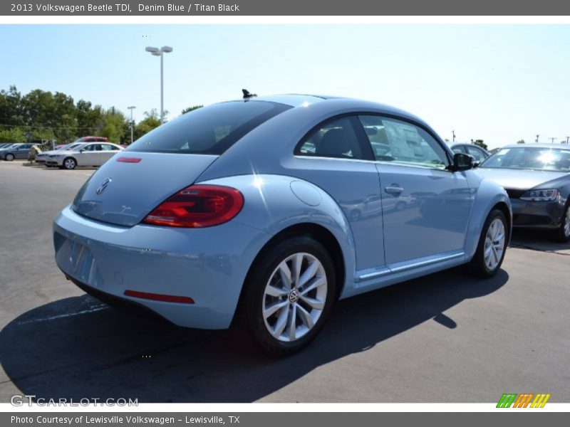 Denim Blue / Titan Black 2013 Volkswagen Beetle TDI
