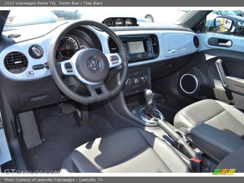 Denim Blue / Titan Black 2013 Volkswagen Beetle TDI