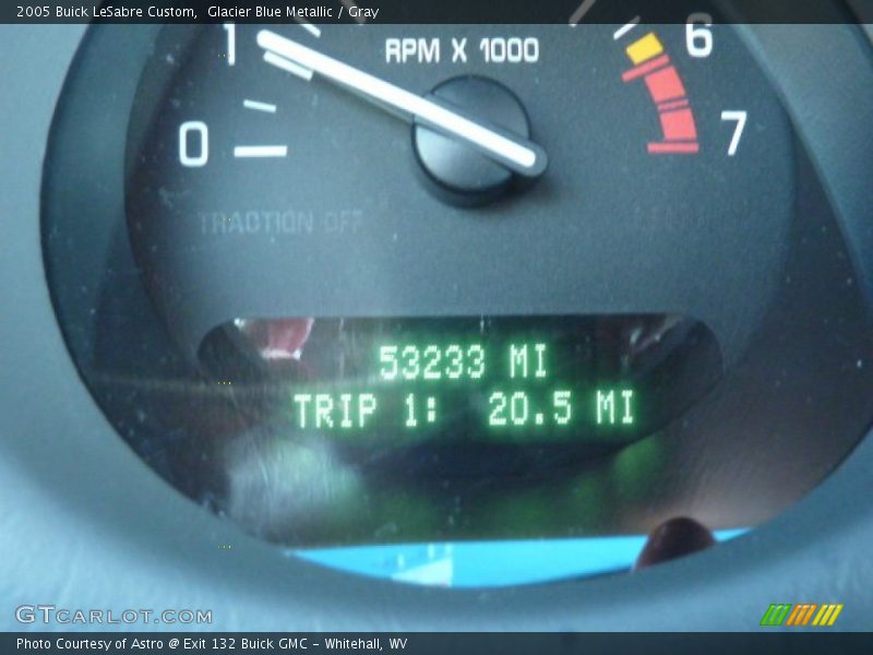 Glacier Blue Metallic / Gray 2005 Buick LeSabre Custom