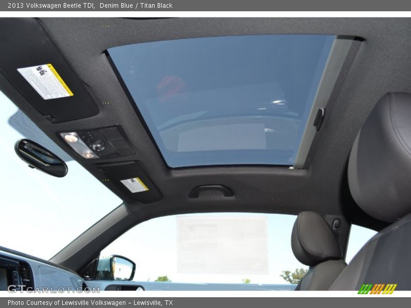 Denim Blue / Titan Black 2013 Volkswagen Beetle TDI