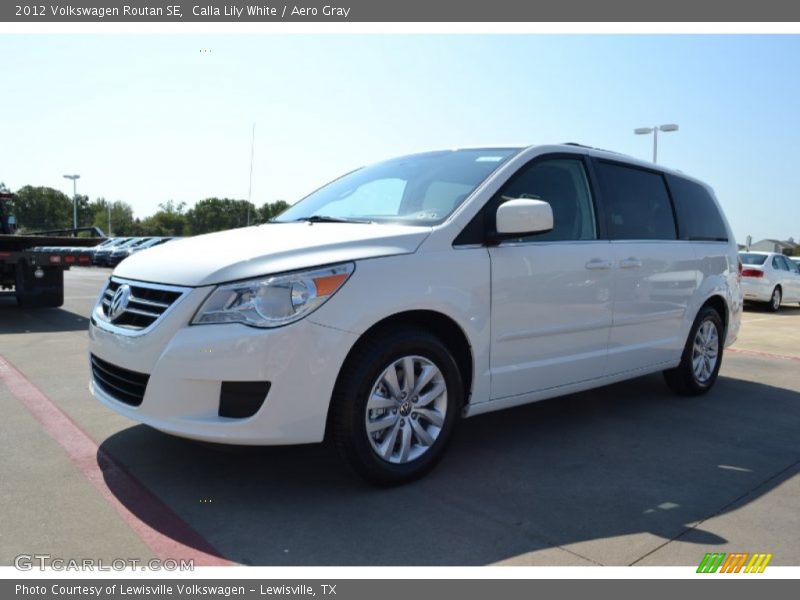 Calla Lily White / Aero Gray 2012 Volkswagen Routan SE