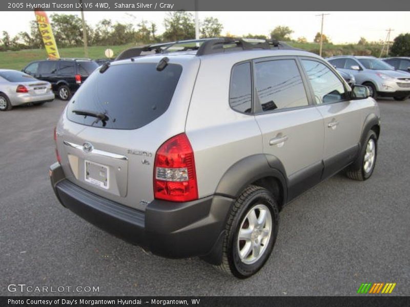 Sahara Silver / Gray 2005 Hyundai Tucson LX V6 4WD