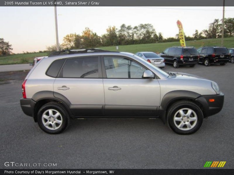Sahara Silver / Gray 2005 Hyundai Tucson LX V6 4WD